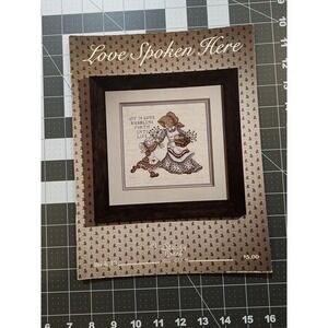 Vintage Cross Stitch Booklet Patterns Love‎ Spoken Here Stoney Creek